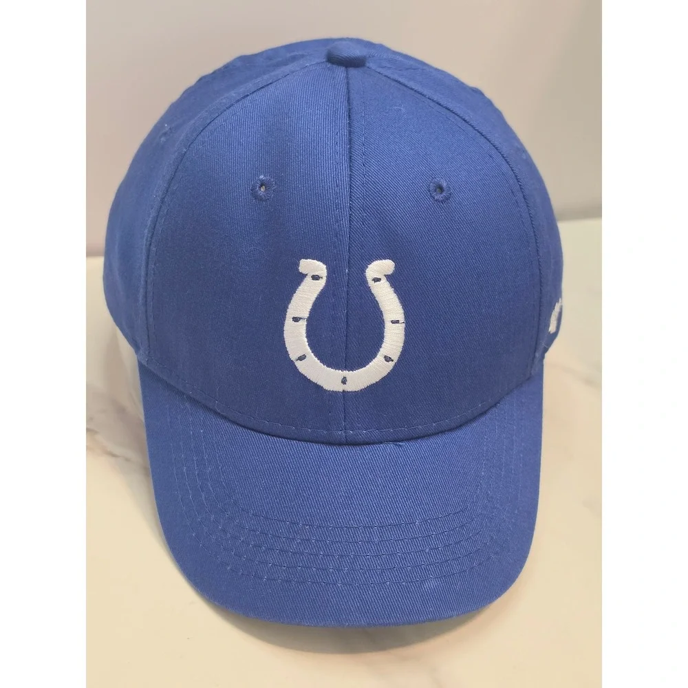 Indianapolis Colts Hat 47 Brand Blue NFL Horseshoe Logo Adjustable Toddler Cap